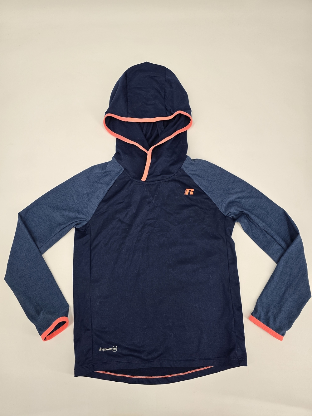 Rusell Dri-Power 360 Boys Hoodie Athletic Pullover Size M (8)